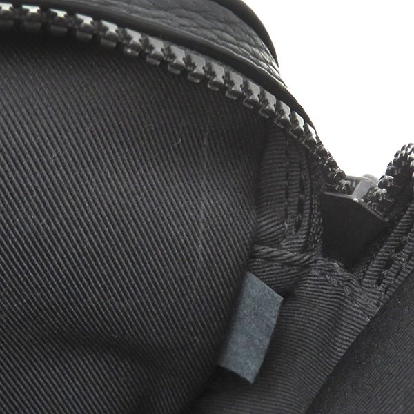 Louis Vuitton Clutch Bag Pochette Volga Taurillon Leather Noir Black Hardware