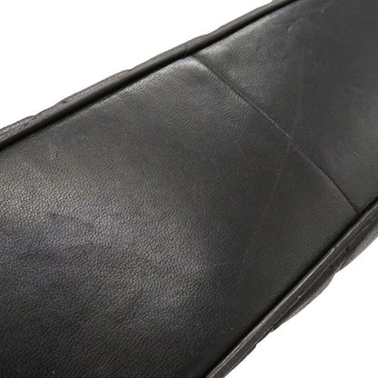 Chanel Shoulder Bag Matelasse Leather Black Gold Hardware Black Chain Shoulder