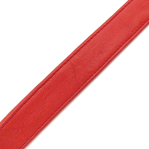 Chanel Shoulder Bag Boy Chanel Calfskin Red Silver Hardware Studs Red Shoulder