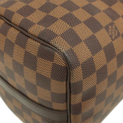 Louis Vuitton Handbag Speedy Bandoliere 30 Damier Canvas Damier Ebene Gold