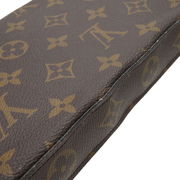Louis Vuitton Chain Wallet Pochette Felicie Monogram Canvas Fuchsia Gold
