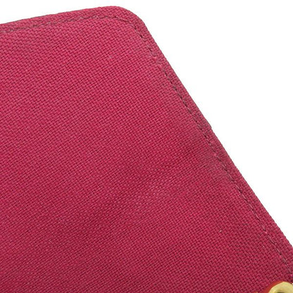 Louis Vuitton Chain Wallet Pochette Felicie Monogram Canvas Fuchsia Gold