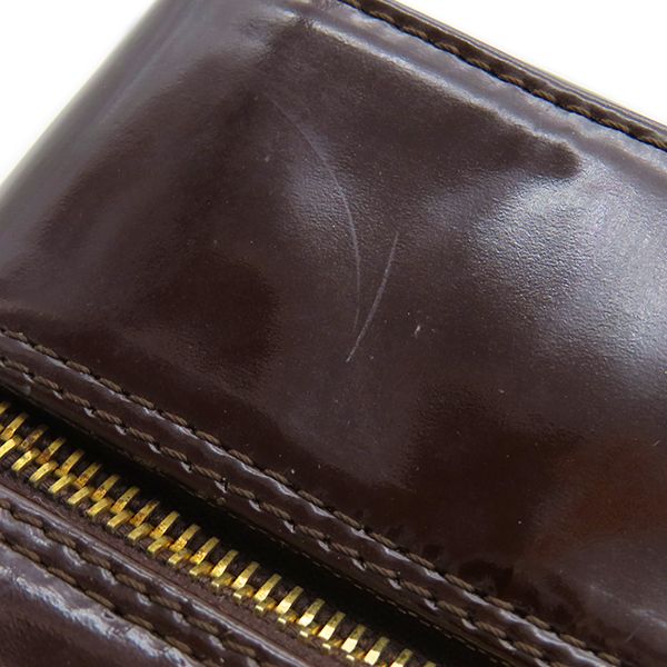 Chanel Boston Bag Choco Bar Patent Leather Brown Gold Hardware Brown Boston Bag