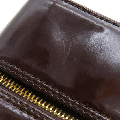 Chanel Boston Bag Choco Bar Patent Leather Brown Gold Hardware Brown Boston Bag