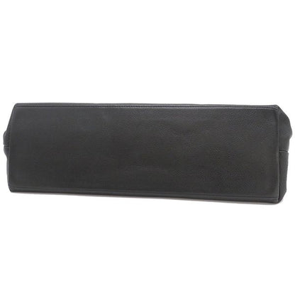 Chanel Handbag Coco Mark Tote Bag Caviar Skin Black Mattogo Old Hardware Black