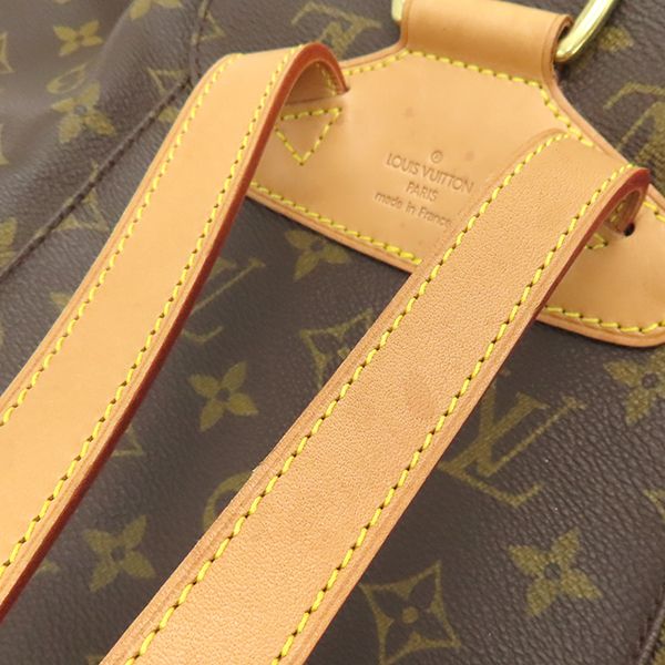 Louis Vuitton Backpack Daypack Montsouris MM Monogram Canvas Monogram Gold