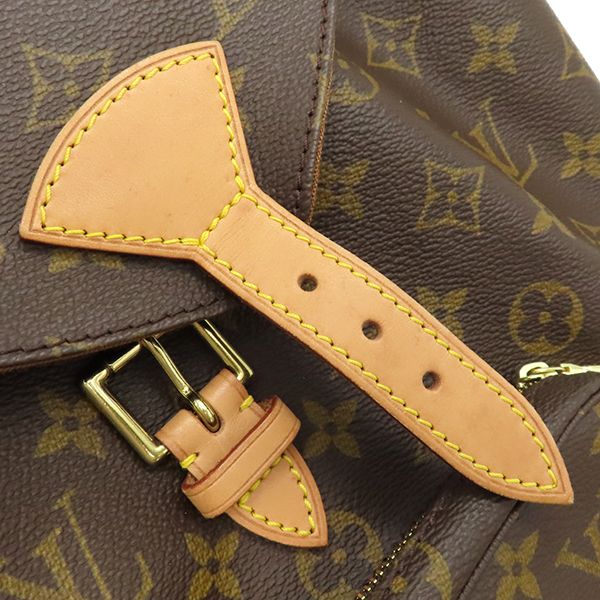 Louis Vuitton Backpack Daypack Montsouris MM Monogram Canvas Monogram Gold