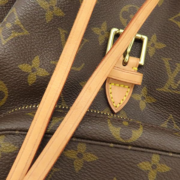 Louis Vuitton Backpack Daypack Montsouris MM Monogram Canvas Monogram Gold