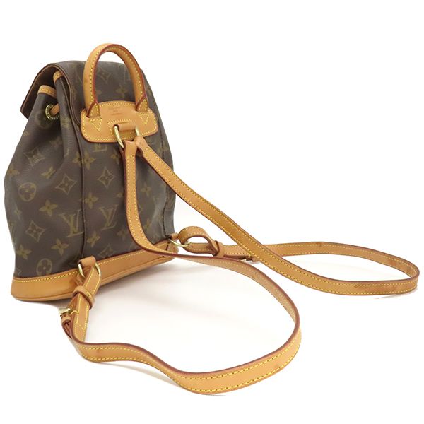 Louis Vuitton Backpack Daypack Mini Montsouris Monogram Canvas Monogram Gold