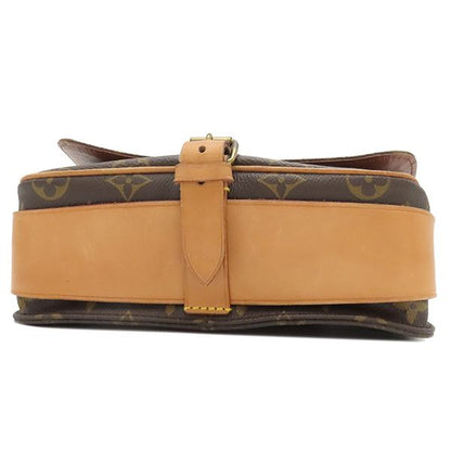 Louis Vuitton Shoulder Bag Cartes Ciel MM Monogram Canvas Monogram Gold