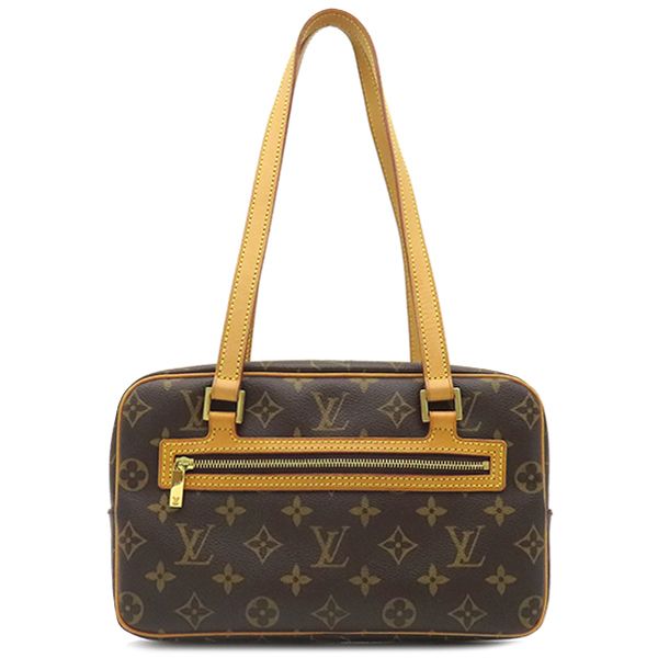 Louis Vuitton Shoulder Bag Cité MM Monogram Canvas Monogram Silver Hardware