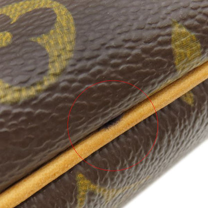 Louis Vuitton Shoulder Bag Cité MM Monogram Canvas Monogram Silver Hardware