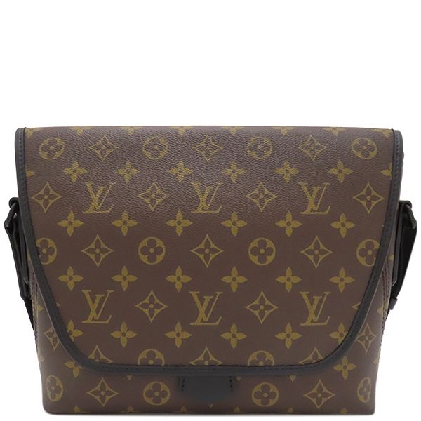Louis Vuitton Shoulder Bag Magnetic Messenger Monogram Macassar Monogram Black