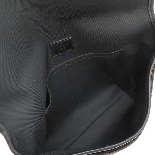 Louis Vuitton Shoulder Bag Magnetic Messenger Monogram Macassar Monogram Black