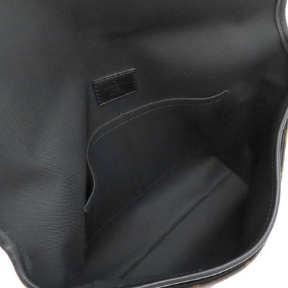 Louis Vuitton Shoulder Bag Magnetic Messenger Monogram Macassar Monogram Black