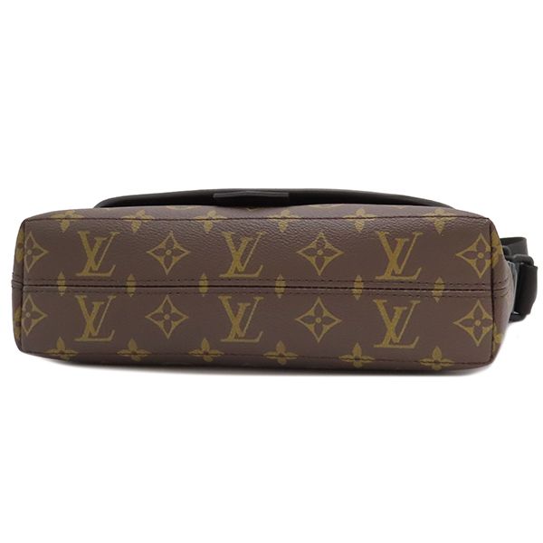 Louis Vuitton Shoulder Bag Magnetic Messenger Monogram Macassar Monogram Black