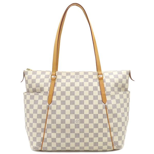 Louis Vuitton Tote Bag Totally MM Damier Azure Canvas Damier Azure Gold