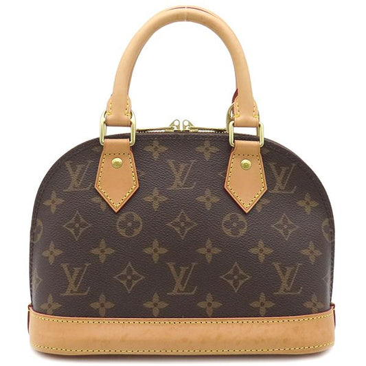 Louis Vuitton 2way Bag Alma BB Monogram Canvas Monogram Gold Hardware Brown