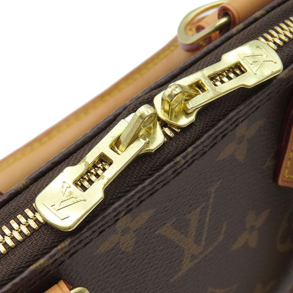 Louis Vuitton 2way Bag Alma BB Monogram Canvas Monogram Gold Hardware Brown