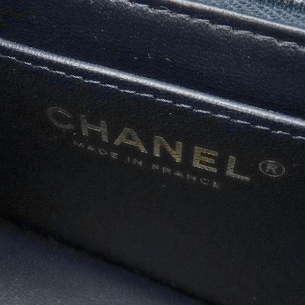 Chanel Shoulder Bag Matelasse 20 Denim Navy Gold Hardware Navy Blue Chain