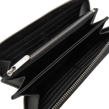 Louis Vuitton Long Wallet Zippy Wallet Monogram Mahina Noir Black Silver