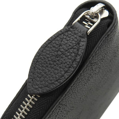 Louis Vuitton Long Wallet Zippy Wallet Monogram Mahina Noir Black Silver