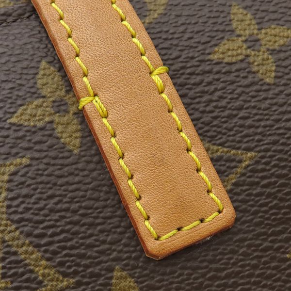 Louis Vuitton Handbag Sonatine Monogram Canvas Monogram Gold Hardware Brown Red