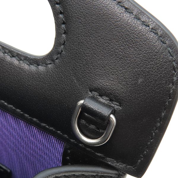 Gucci 2way Bag Ggmatelasse Top Handle Leather Nylon Black Silver Hardware Black