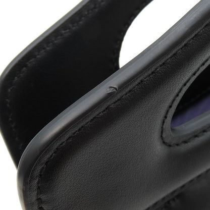 Gucci 2way Bag Ggmatelasse Top Handle Leather Nylon Black Silver Hardware Black