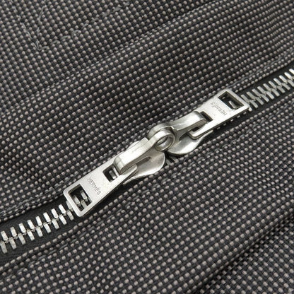 Hermes Tote Bag Her Line Tote MM Canvas Gray Silver Hardware Key and Cadena