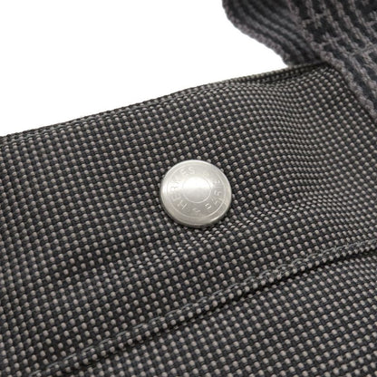 Hermes Tote Bag Her Line Tote MM Canvas Gray Silver Hardware Key and Cadena