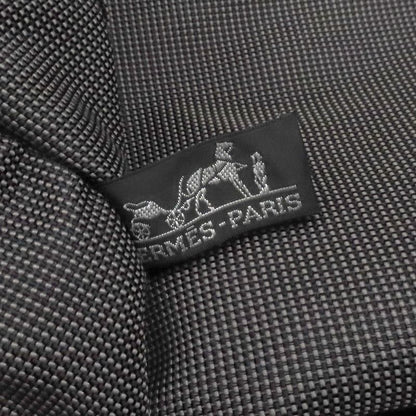 Hermes Tote Bag Her Line Tote MM Canvas Gray Silver Hardware Key and Cadena