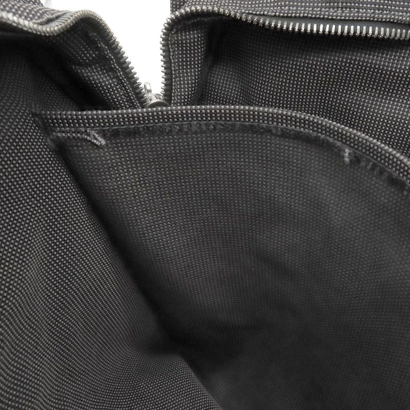 Hermes Tote Bag Her Line Tote MM Canvas Gray Silver Hardware Key and Cadena