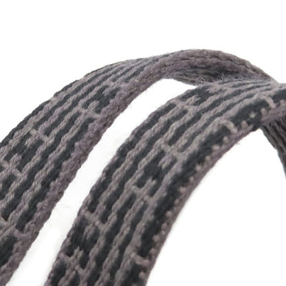 Hermes Tote Bag Her Line Tote MM Canvas Gray Silver Hardware Key and Cadena