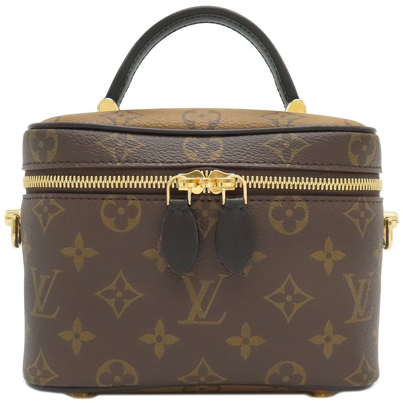 Louis Vuitton 2way Bag Vanity Nv PM Monogram Canvas Monogram Reverse Canvas