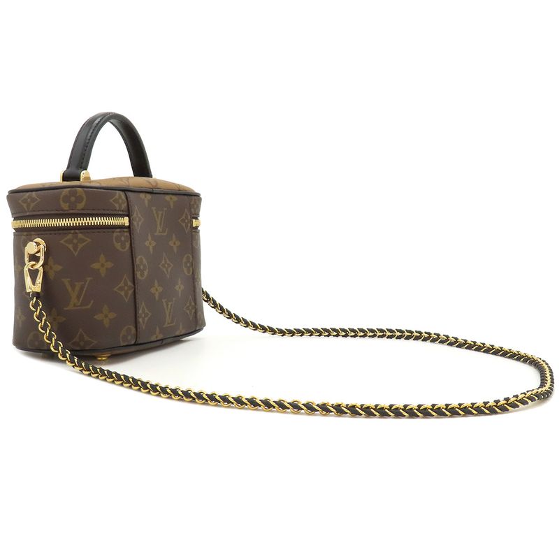 Louis Vuitton 2way Bag Vanity Nv PM Monogram Canvas Monogram Reverse Canvas