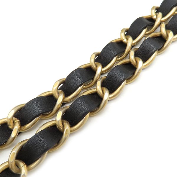 Chanel Shoulder Bag Matelasse Chain Shoulder Lambskin Black Vintage Hardware