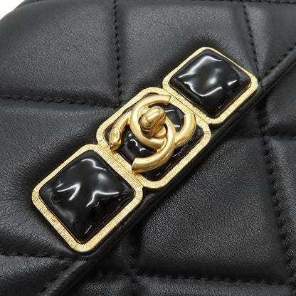 Chanel Shoulder Bag Matelasse Chain Shoulder Lambskin Black Vintage Hardware