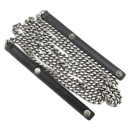 Balenciaga Chain Wallet Hourglass Velvet Black Silver Hardware Black Chain