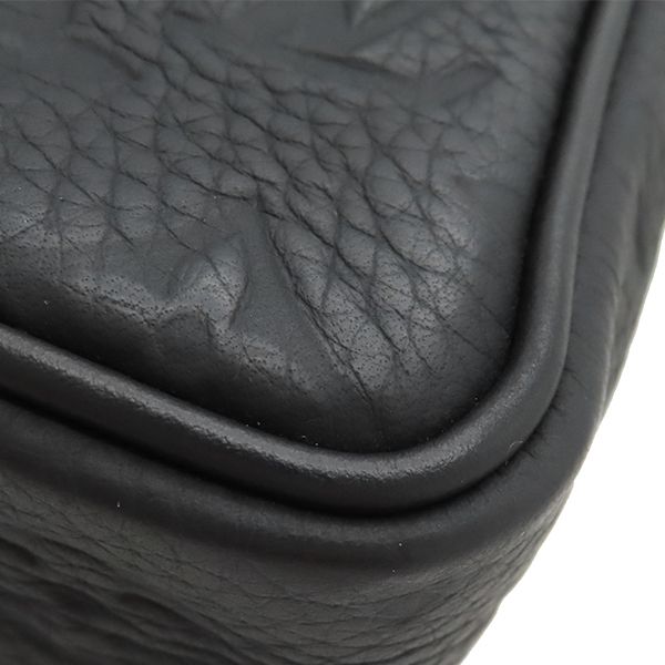 Louis Vuitton Shoulder Bag Pico S Lock Taurillon Monogram Leather Noir Black