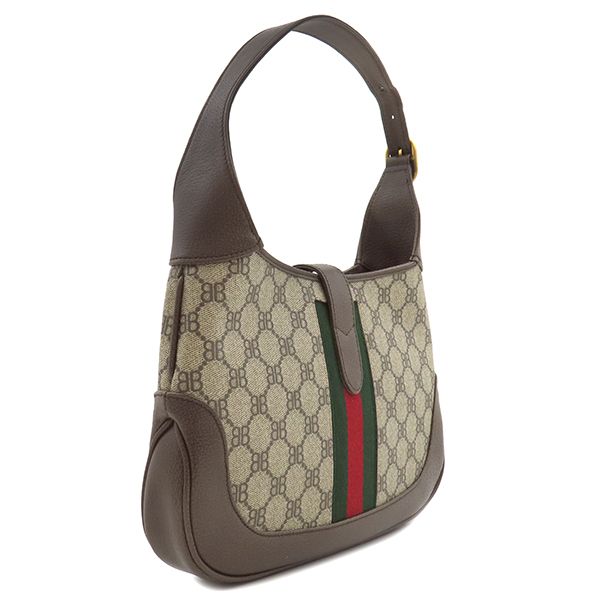 Gucci 2way Bag the Hacker Project Jackie 1961 PVC Leather Beige Vintage