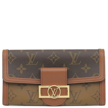 Louis Vuitton Long Wallet Portefeuille Sarah Dauphine Monogram Canvas Monogram