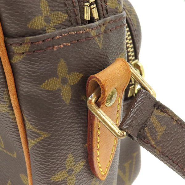 Louis Vuitton Shoulder Bag Nile Monogram Canvas Monogram Gold Hardware Brown