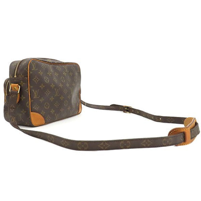 Louis Vuitton Shoulder Bag Nile Monogram Canvas Monogram Gold Hardware Brown