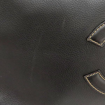 Chanel Handbag Coco Mark Tote Leather Dark Brown Mattogo Old Hardware Brown