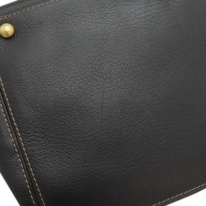 Chanel Handbag Coco Mark Tote Leather Dark Brown Mattogo Old Hardware Brown