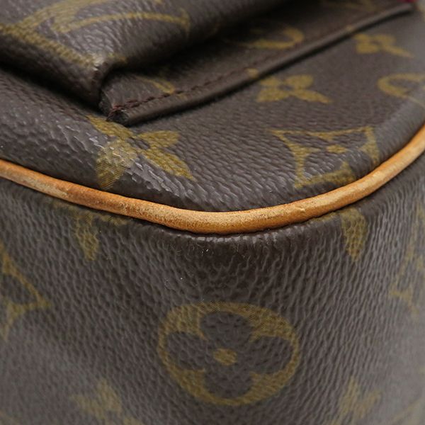 Louis Vuitton Handbag Exantri Cité Monogram Canvas Monogram Gold Hardware Brown