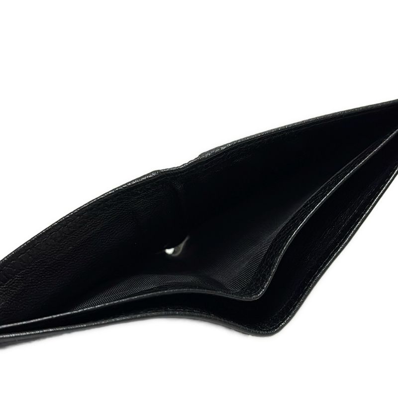 Gucci Wallet - 231844 Black Shape Stamped Leather