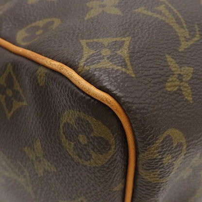 Louis Vuitton Handbag Speedy 40 Monogram Canvas Monogram Gold Hardware Brown