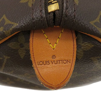 Louis Vuitton Handbag Speedy 40 Monogram Canvas Monogram Gold Hardware Brown